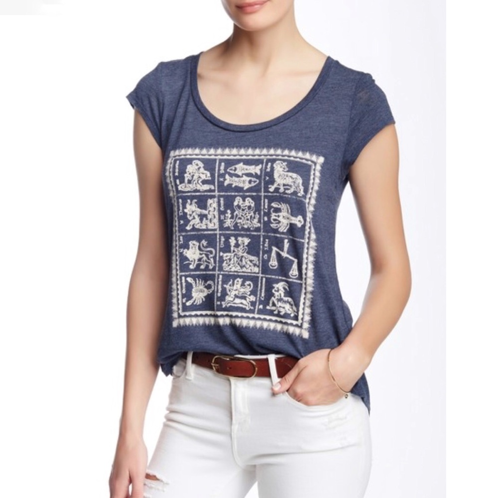 Lucky Brand Zodiac Tee • Size Small